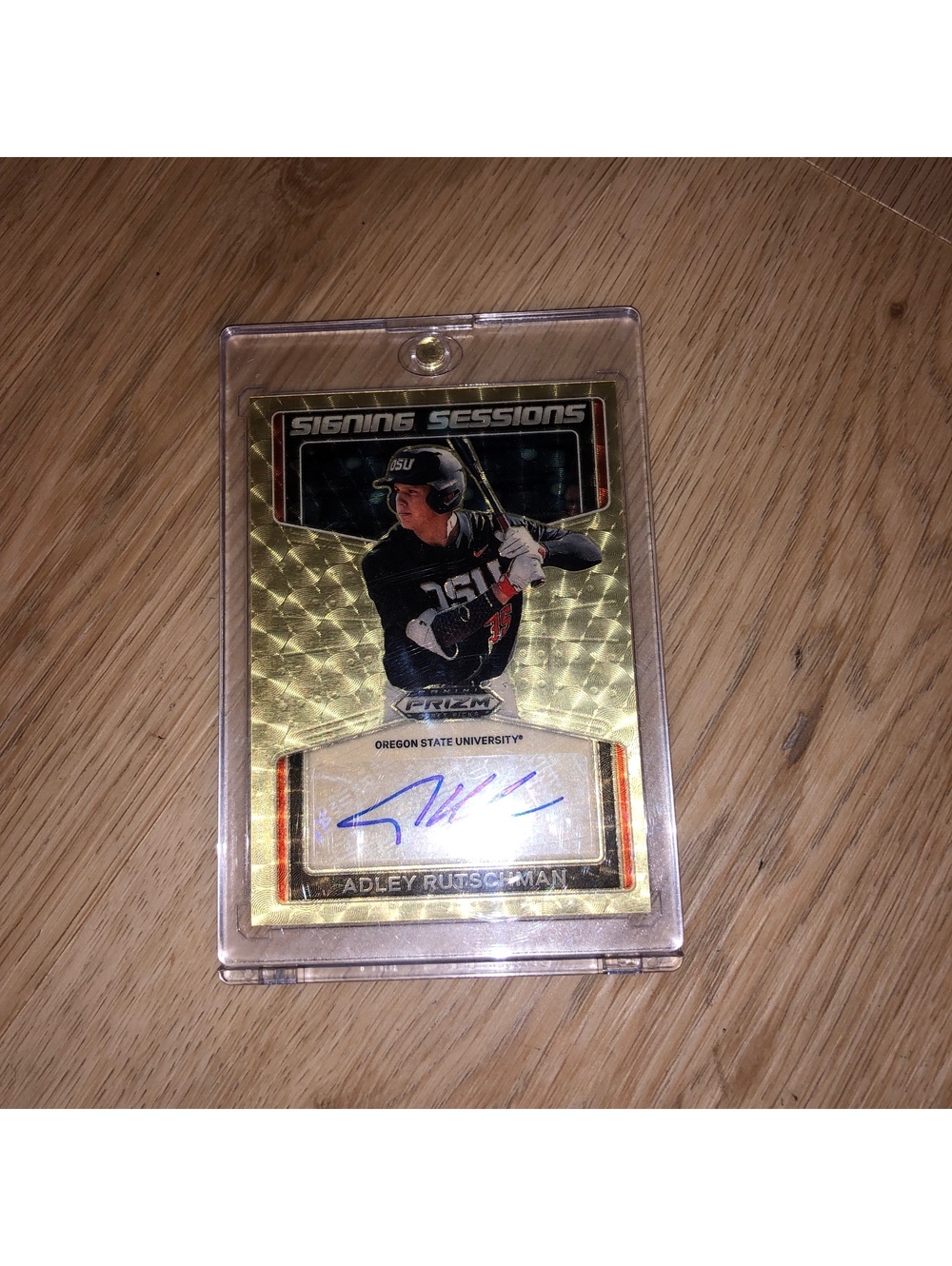 PANINI PRIZM ADLEY RUTSCHMAN GOLD SUPERFRACTOR 1/1 ROOKIE AUTO 2022 ORIOLES